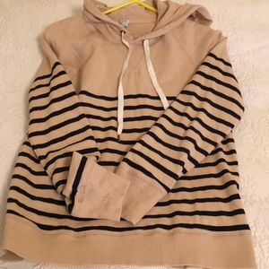JCrew Striped Sweatshirt